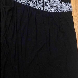 Black and White Patterned Tank Top